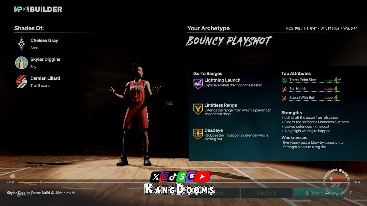 Dooms 6'4" Bouncy Playshot build