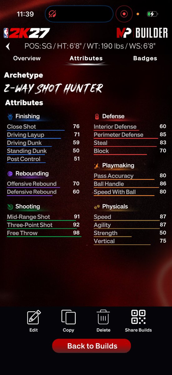 tutak best SG build